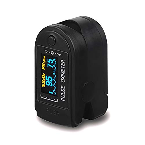 Fusion5 Oximeter - Fingertip, Blood Oxygen Saturation Monitor (SpO2) with Batteries and Lanyard