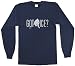 Threadrock Big Boys' Got Ice? Youth Long Sleeve T-Shirt XL Navy