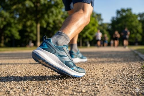 Image of Men's Running Shoes | Lightweight Breathable Sports Shoes for Gym, Walking & Daily Use | Comfortable Mesh Lace-Up Sneakers