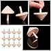 24 Pcs Wooden Spinning Top Rotating Tops Toy Durable Gyro Plaything DIY Hand-Painted Gyro Wooden Toy Toys for Kid Small Rotating Toys Tops Playthings