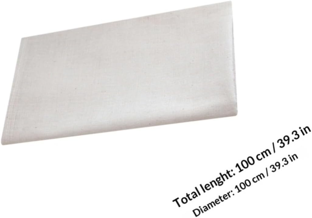 GANAZONO Cotton Cloth Kitchen Tofu Filter Cloth with Oil Stain Removal and No Fluorescent Agent Beige Soybean Milk Filtering Gauze for Food Straining
