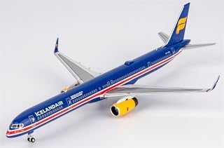ACE HOBBY for NG Models for Icelandair for Boeing 757-300 TF-ISX 100 Years Independence Livery 1:400 Aircraft Pre-Built Airliner Model Display