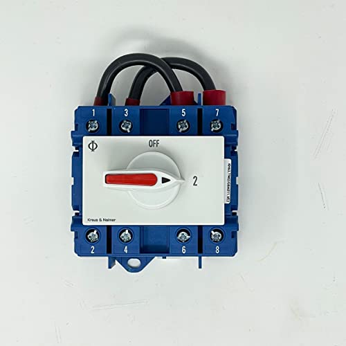 Commutateur double source CA 100 A 3 pôles Kraus Naimer pour onduleurs solaires