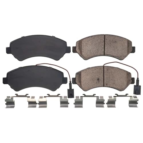 Image of PowerStop Front Brake Pads for Ram ProMaster 1500 2021 |ProMaster 2500 2021 |ProMaster 3500 2021 - Z17 Ceramic Brake Pads with Installation Hardware, 17-1540AN