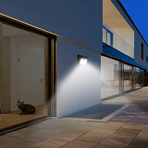 Lampes murales solaires d'extérieur à induction avec éclairage LED blanc - 2