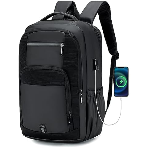 COSCOOA 15.6 inch Laptop Business Travel Backpack Flight Approved Carry On Backpack Large Luggage Weekender Bag Cover