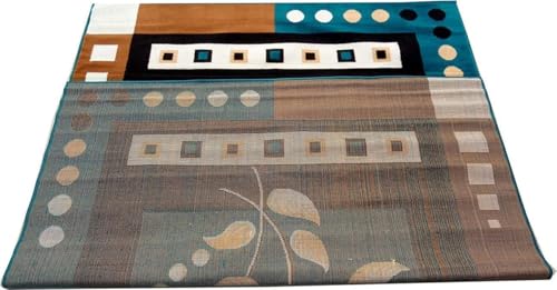 Image of Soft Modern Washable Beautiful Acrylic Rugs for Home Decor Living Room 7x10 feet (210 x 300 CM) Super Blue
