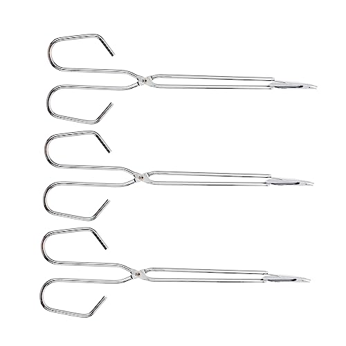 Abaodam 3piezas Pinzas Antiescaldaduras Para Pinzas Portátiles Herramientas Para Barbacoa Resistente
