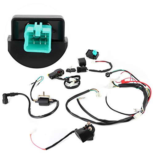 Chicote de Fiação do Motor, Kit de Fiação do Motor de Partida Elétrica Compatível para 50cc 110cc 12