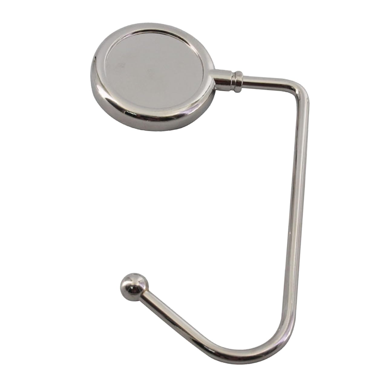 Holibanna 6 Pack Handbag Hook Purse Holder Bag Table Hook (30mm Inner Diameter) No Slip Base Pad Fashion Design