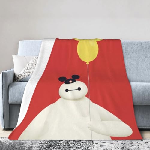 ベイマックスBH6ブランケット Disney Cartoon Big Hero 6 Red Baymax Customized Blanket