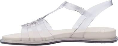 Party-Ready Black Glitter Sandal by Melissa