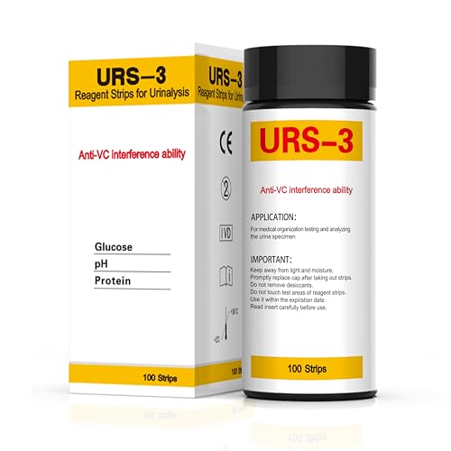 UTI Urine Test Strips. Urinary Tract Infection Strip. Simple, Fast & Accurate Results. Urinalysis Home Testing Stick Kit for Glucose, pH, Protein to Help Monitor your Health