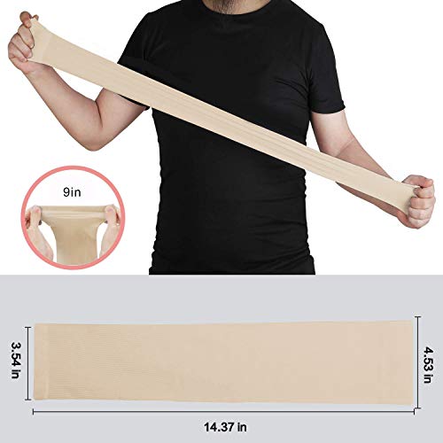 Arm Sleeves For Men And Women, Sleeves To Cover Arms For Men And Women, Gaming Sleeve, Uv Protection Cooling Arm Sleeves, 4-Pairs Anti-Slip Compression Sun Sleeves For Cycling Outdoor Sports Beige #TOP4