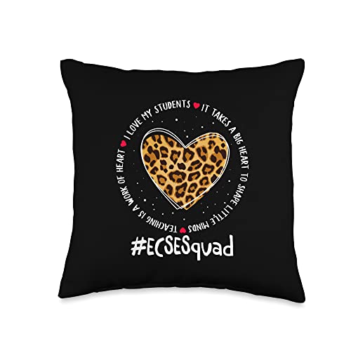 ECSE Teacher Squad Admin Appreciation WEEK Back To School Throw Pillow