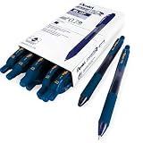 Pentel EnerGel X chowany długopis żelowy, granatowy, 12 szt.