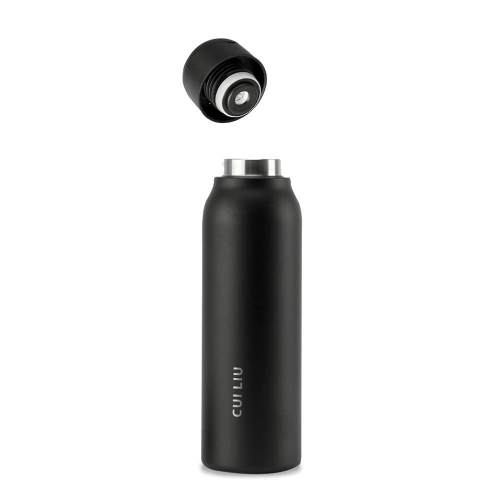 Smart UV Self-Cleaning Water Bottle (Black)