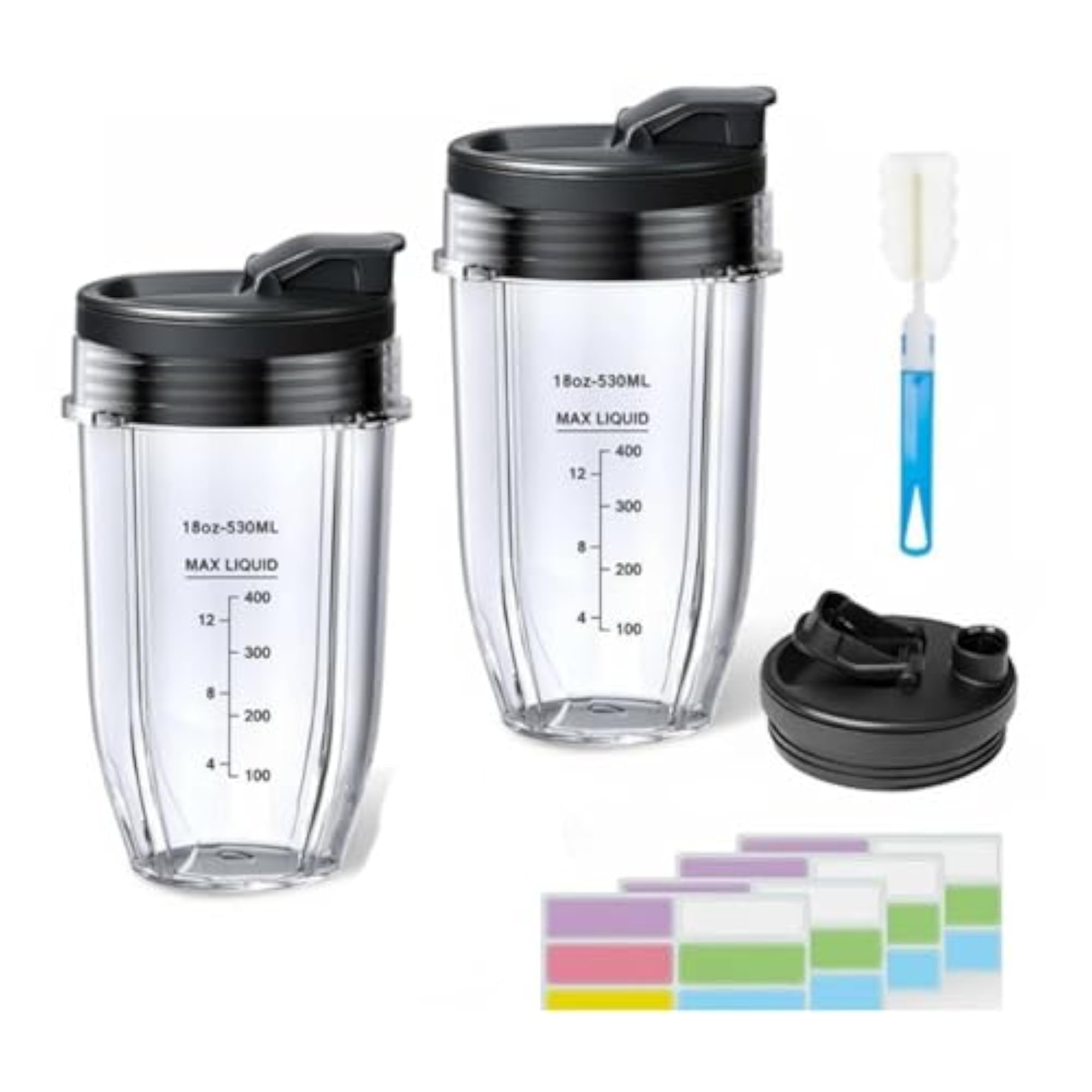 Blender Vessel Replacement with Cleaning Brush, 18OZ