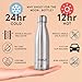 Moon Bottles - Insulated Water Bottle That Lasts Forever - 18/8 Stainless Steel Vacuum Flask - Double Walled Drink Bottle - Thermal Metal Flasks, Leakproof, 24hrs Cold & 12 Hot (260ml, Silver) Moon Bottles - Insulated Water Bottle That Lasts Forever - 18/8 Stainless Steel Vacuum Flask - Double Walled Drink Bottle - Thermal Metal Flasks, Leakproof, 24hrs Cold & 12 Hot (260ml, Silver)