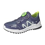 RICOSTA Jungen Low-Top Sneaker REEN,Kinder Halbschuhe,lose Einlage, TEX,BOA,straßenschuhe,Strassenschuhe,Turnschuhe,Ozean/Jeans (170),37 EU