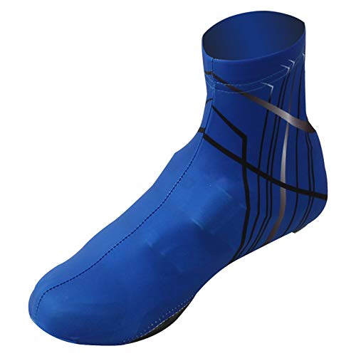 Honeyhouse Cyclisme Overshoes, Couvre-chaussures de Vélo thermiques, couvre-chaussures coupe-vent, couvre-chaussures de route de montagne, polaire (Blue,M) Cover