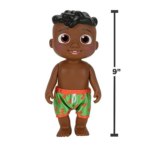 Image of CoComelon - Splish Splash Cody Doll with Dino Bath Squirter and Water Accessories - Water Play - Toys for Kids and Preschoolers - Amazon Exclusive