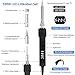 120W LED Lötkolben Set 7s Schnelles Aufheizen Einstellbare Temperatur 180-520°C Auto Schlafmodus Präzise Lötwerkzeuge Elektronik Reparatur mit Lötdraht 5 Lötkolbenspitzen Entlötpumpe Ständer Pinzette