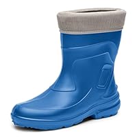 Ladeheid Women's EVA Thermo Extra Light Wellington Boots Rainy Wellies Rain Boots LA-800-2017 (Navy Blue/Grey, 8 UK)