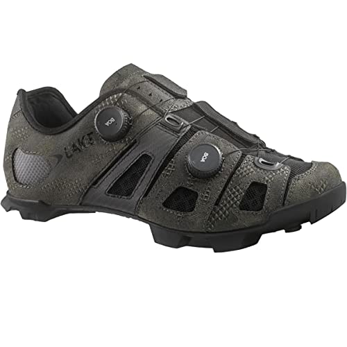 Lake Mx242 Endurance Cycling Shoe - Men's Bio Camo/Black, 44.02