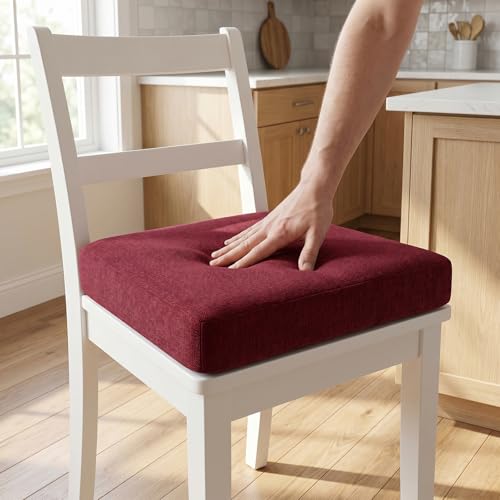 Cojín de espuma de chenilla antideslizante para banco de ventana interior 6
