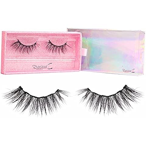 Dorisue Magnetic Mink Eyelashes Luxe Cat eyes Natural Medium Long lashes Flare style with Magnetic Glue Cover