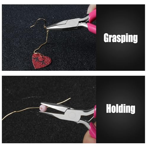 Image of Mini Long Nose Pliers, 3 Inch, Smooth Jaw, Chain Nose Pliers