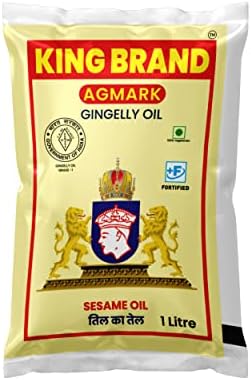 KING BRAND Agmark Gingelly/Sesame Oil (1 Litre Pouch)