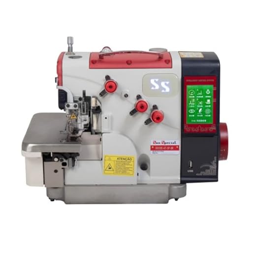 Máquina Costura Industrial Overlock Eletrônica SS93-DE-AT-SP-BR