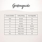 MYLILY® Perioden bielizna z wysokim stanem, szałwia, silna ochrona, bawełna organiczna, bielizna okresowa, zabezpieczona przed wyciekiem, trwała i nadająca się do prania, nietrzymanie moczu, nadaje się do noszenia w ciąży i podczas połogu (XL)