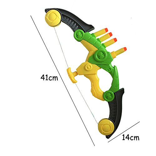 Wentoyce Soft Arrow Bow Set For Kids Beginner, Easy Foam Archery Kit For Starters, With 4 Soft Darts Arrows, Safe Outdoor Indoor Shooting Games Activity For Toddler Boys Girls (Green) #TOP1