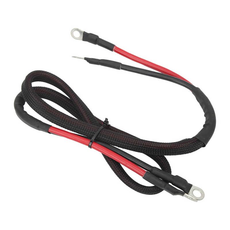 Remote Battery Jumper Terminals Charging Posts with 4 Gauge Cable for UTV ATV Car Truck RV Tractor Boat