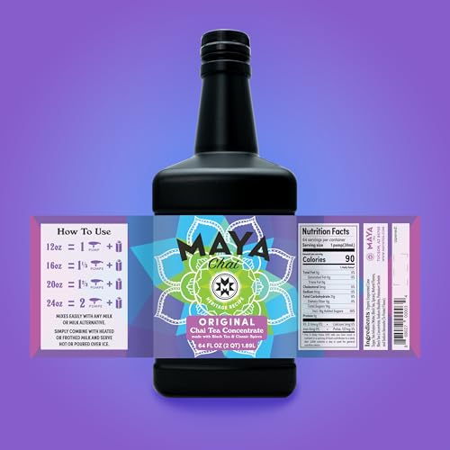 Maya Chai Tea Concentrate, Original Heritage Recipe