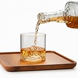 Copo Whisky Baixo Montanha em Vidro Cristalino, Acessórios para Bar.