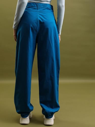 Image of Tokyo Talkies Women's Regular Fit Cargos Trousers| High-Rise