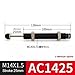Hydraulic Shock Absorber Adjustable Damping Cylinder for Industrial Automation Equipment, Heavy Duty Spring with Leak Resistant Oil Seal, Stainless Steel Piston Rod, 8-10kg Load, Black(AC1425)