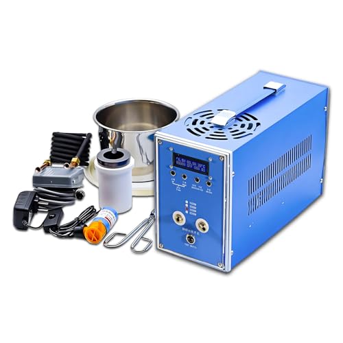 WTRYRN 3KW 220V High Frequency Induction Heater, Industrial Metal Heat Treatment Furnace for Gear Shaft Steel Wire Annealing Forging