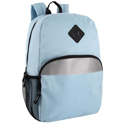 Trail maker 24 Pack Bulk Backpacks with School Supplies, Reflective Stripe, Side Water Bottle Pockets, Padded Straps4