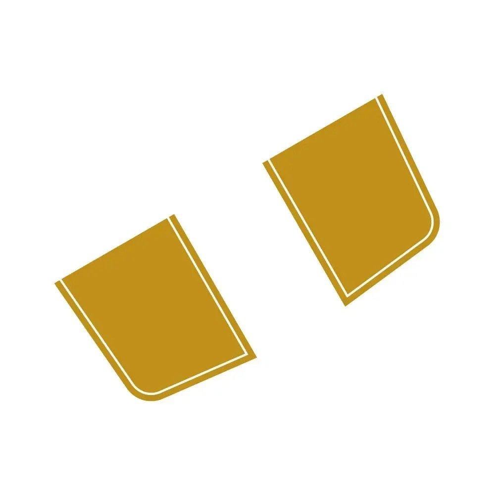 Car Stickers Pickup Rear Tail Decor Decals Truck Tailgate Vinyl(Gold)