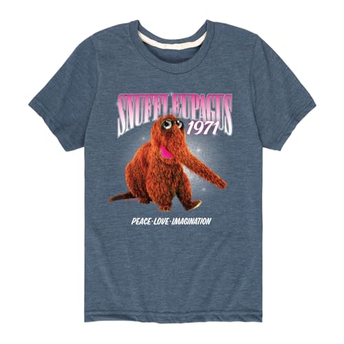 Sesame Street - Snuffleupagus Collage - Toddler and Youth Short Sleeve Graphic T-Shirt