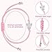 COYUN 1 Pcs Pulsera con ángel de la guarda de plata con cuerda trenzada ajustable Imagen de COYUN 1 Pcs Pulsera con ángel de la guarda de plata con cuerda trenzada ajustable