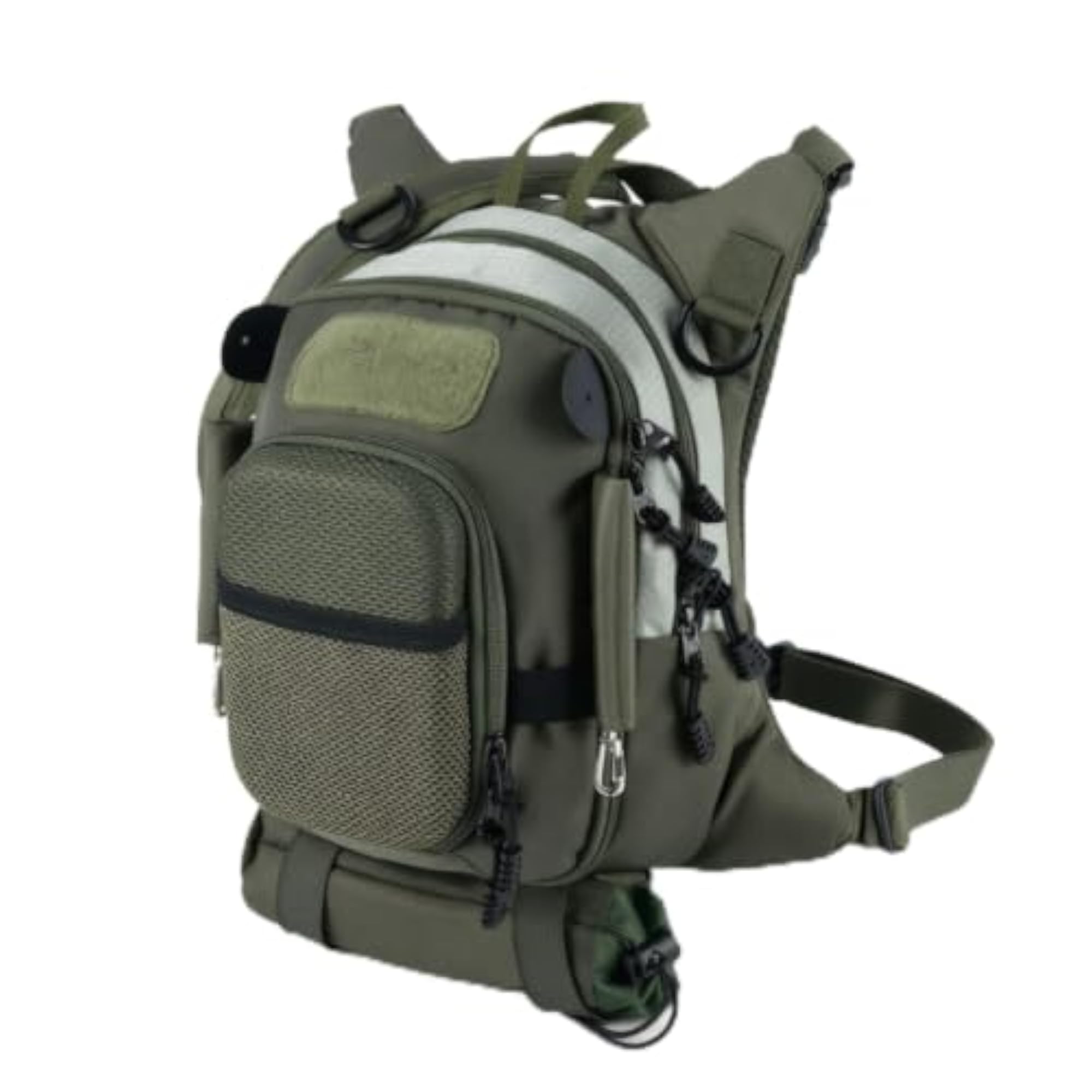 Multi-Compartment Tackle Chest Pack for Anglers