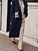 IDEALSANXUN Winter Coats for Women 2025 Long Tweed Blazer Dress Dressy Jackets Wool Trench Coat Peacoat Winter Clothing, Navy,M