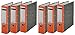 Produktbild Leitz 1080 Qualitäts-Ordner 180A mit Schlitzen A4 Breit, 6 Stück im Sparpack (orange, 2)