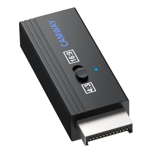 Image of CAMWAY PS1 /PS2 to HDMI Converter,Plug&Play 1080P Adapter,4:3 /16:9 Ratio | Converts AV Signals to HDMI Video Audio for PS2 PS1 Consoles Retro Gaming and TVs /Monitors /Projector,No Setup Required,No Lag